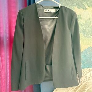 Zara Classic Black Suit Jacket